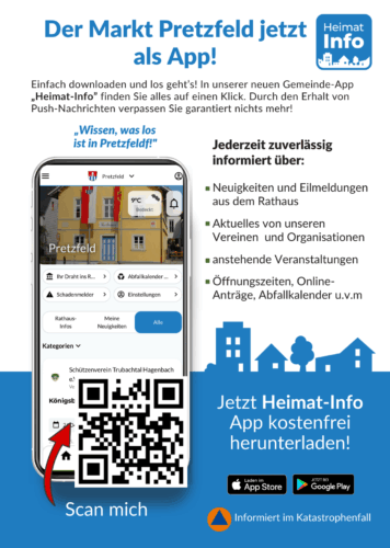 APP Flyer HeimatInfoApp