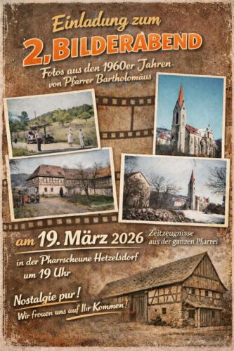 Einladung Bilderabend Hetzelsdorf